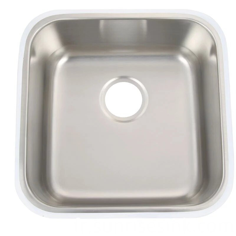 Lavabo en acier inoxydable d'une épaisseur de 1,2 mm 1.2mm Thickness Stainless Steel Wash Basin